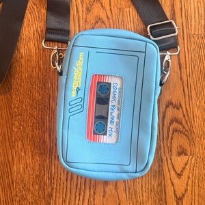 Guardians of the Galaxy Marvel Blue Mix Tape Cosmic Rewind Bag  6x8”